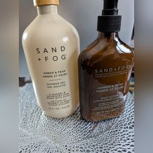 Amber & Pear Shower Gel and Body Lotion Bundle